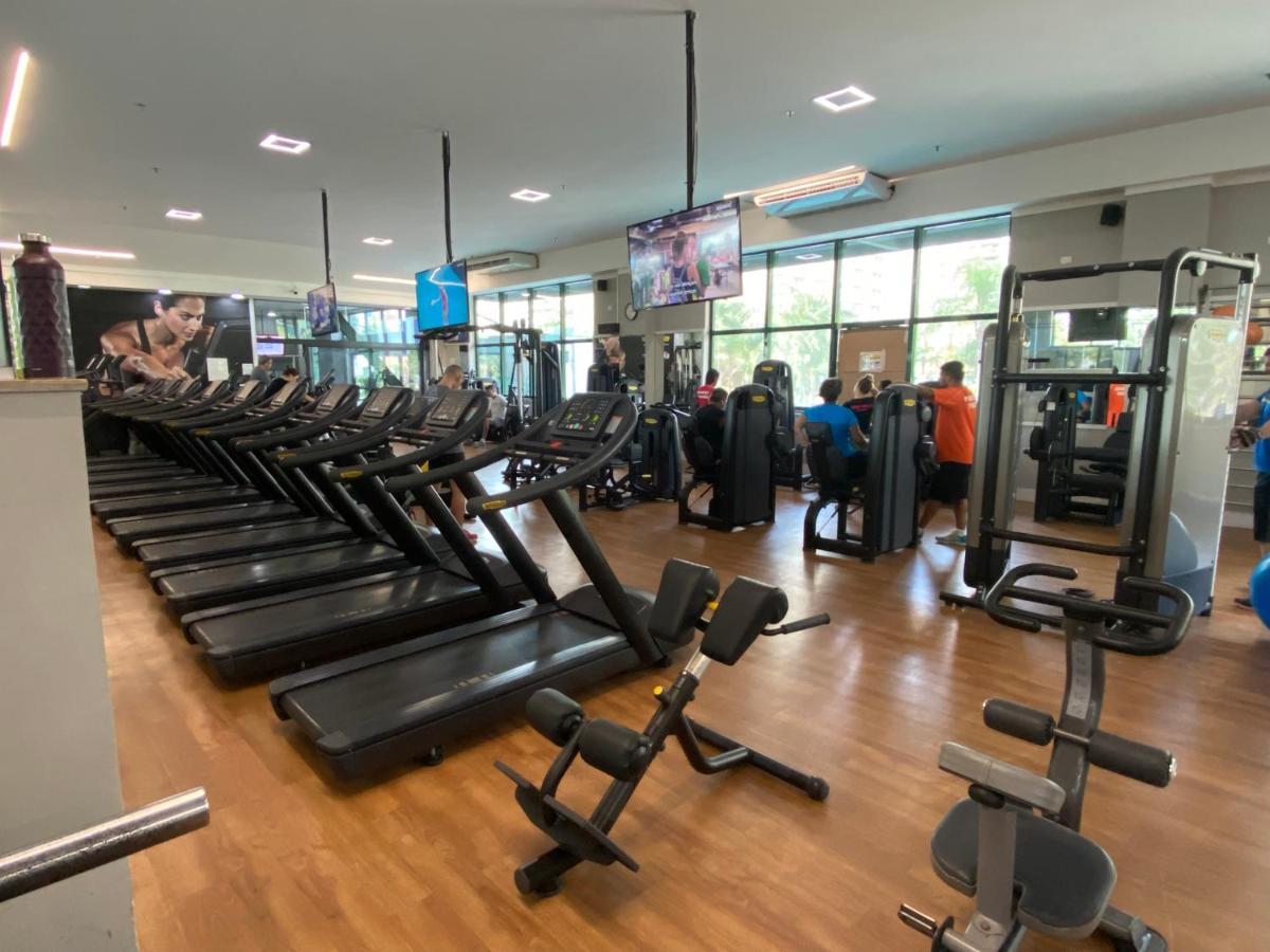Flat Com Vista Panoramica -15- Na Barra Da Tijuca - Estacionamento Gratuito - Frigobar - Ar Condicionado - Piscina - Academia - Balsa Para Praia Gratis - Varanda - Vista Parcial Mar E Lagoa Rio de Janeiro Zewnętrze zdjęcie
