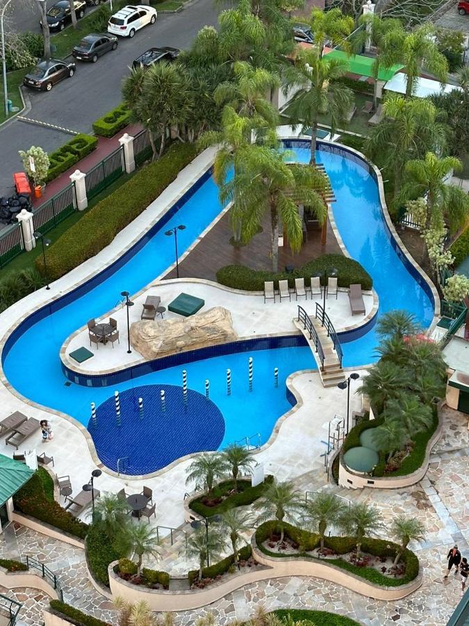 Flat Com Vista Panoramica -15- Na Barra Da Tijuca - Estacionamento Gratuito - Frigobar - Ar Condicionado - Piscina - Academia - Balsa Para Praia Gratis - Varanda - Vista Parcial Mar E Lagoa Rio de Janeiro Zewnętrze zdjęcie