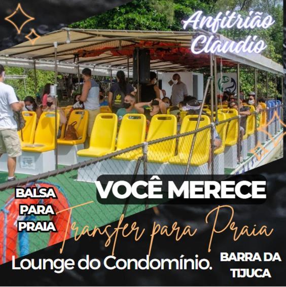 Flat Com Vista Panoramica -15- Na Barra Da Tijuca - Estacionamento Gratuito - Frigobar - Ar Condicionado - Piscina - Academia - Balsa Para Praia Gratis - Varanda - Vista Parcial Mar E Lagoa Rio de Janeiro Zewnętrze zdjęcie